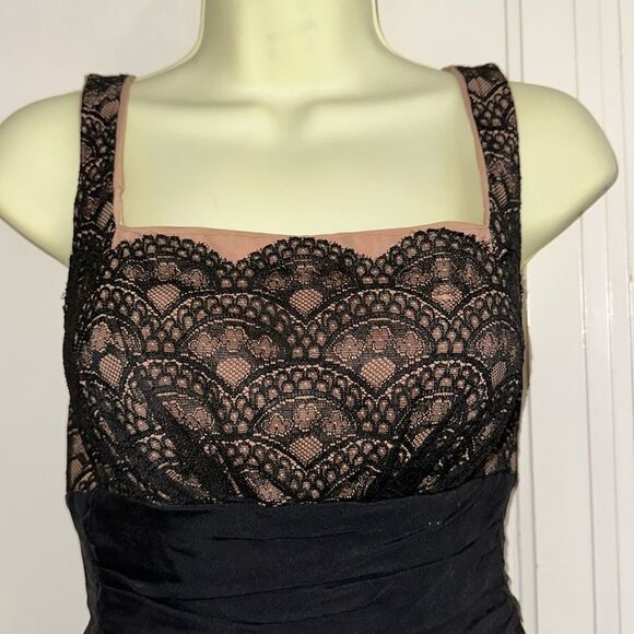 Vintage 60s Limited Edition by Rose Marie Reid Black & Tan Lace Swimdress - Picture 2 of 10